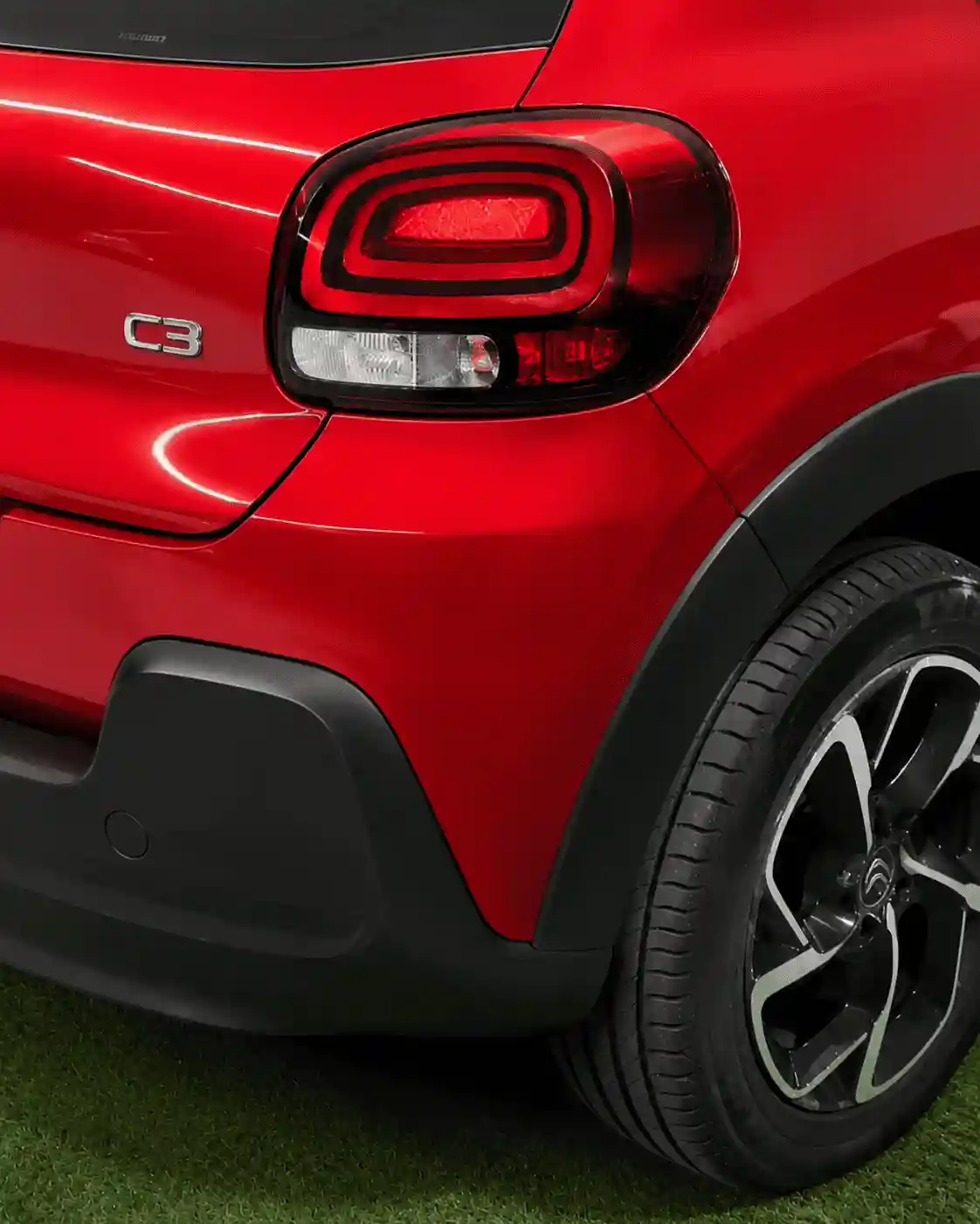 Citroën C3 après remise en état — vue arrière